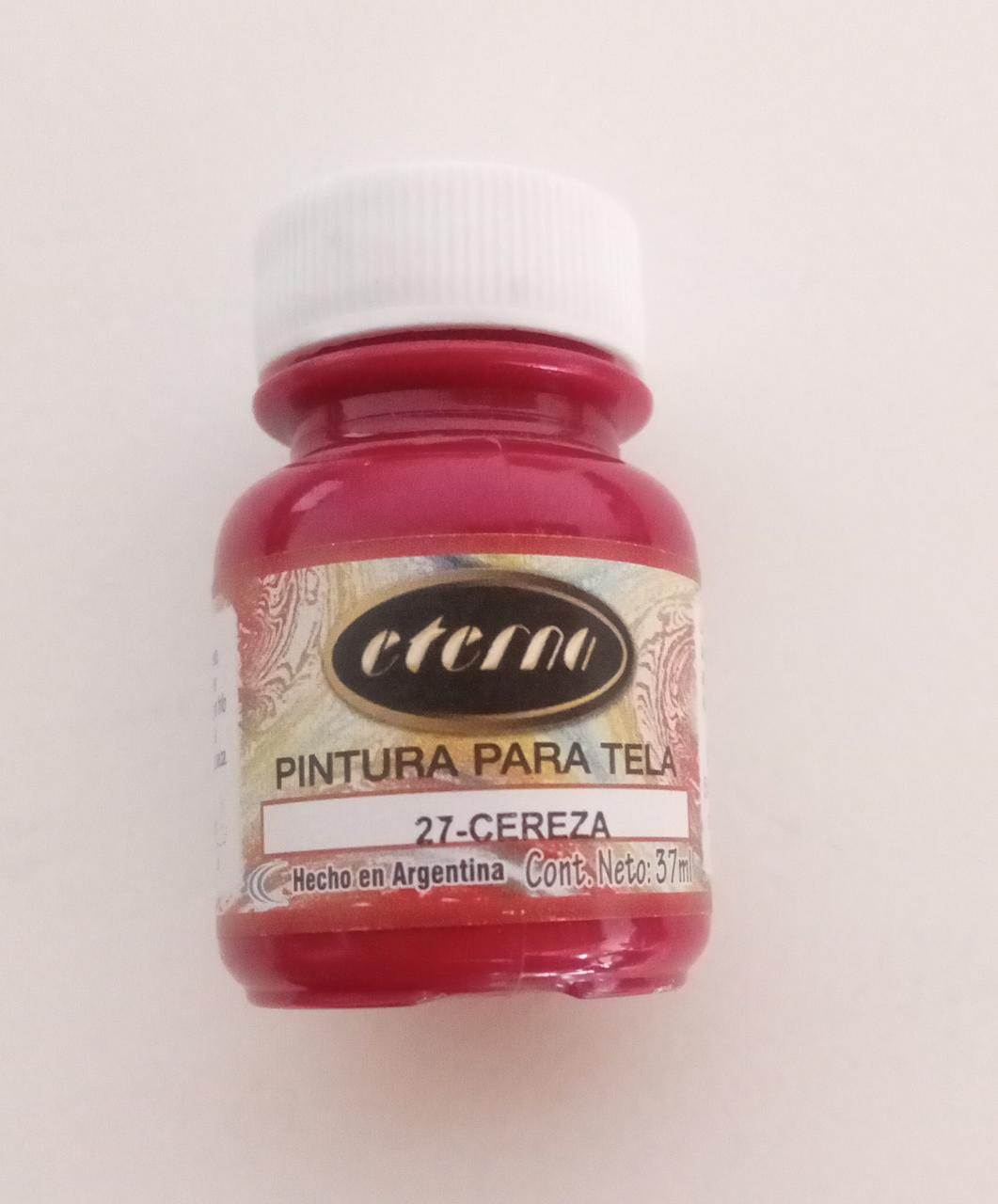 Anaranjado Pintura p/Tela ETERNA x 37ml